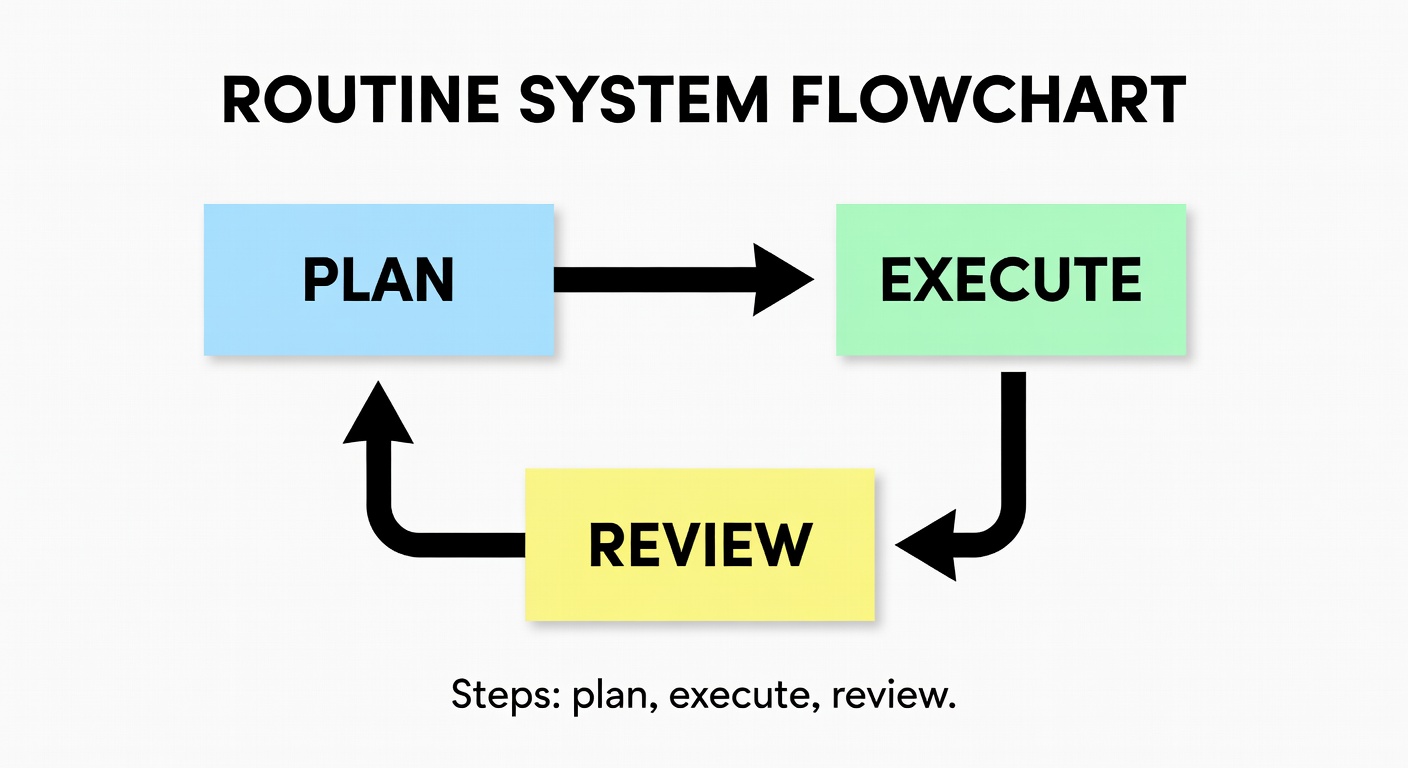 Monthly routine system
